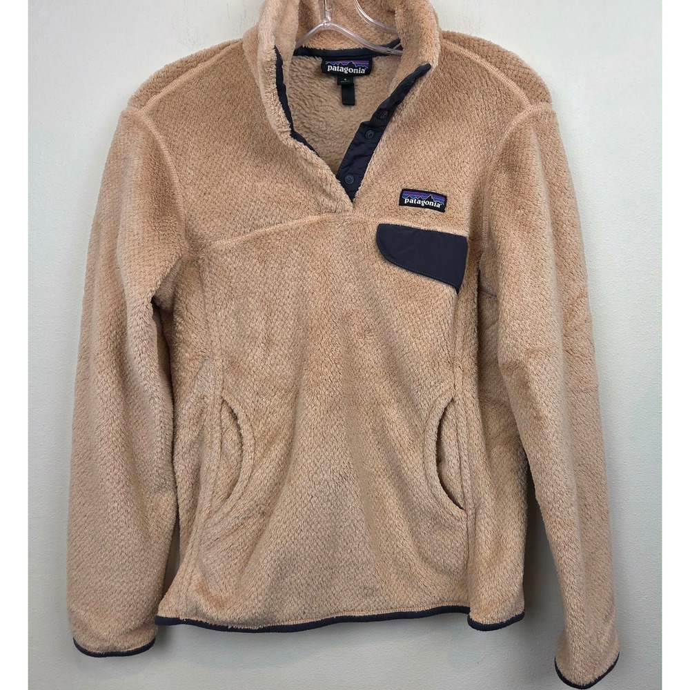Patagonia Re-Tool Snap-T Pullover Fleece Rosewater Womens Small STY25442